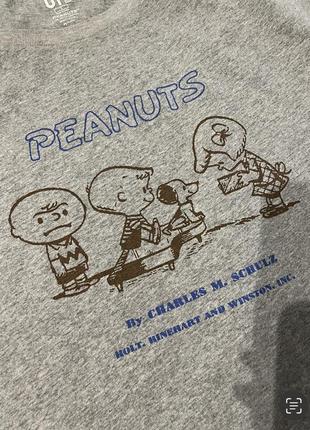 Базова футболка uniqlo snoopy колаборація peanuts4 фото