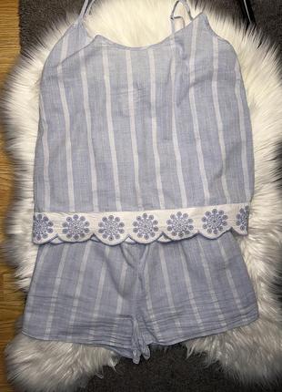 Піжама/костюм для сну/домашній одяг/пижама/комплект для сна/пижама из органического котона1 фото