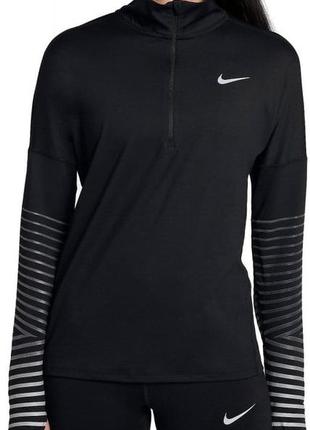 Спортивная кофта рефлективные вставки nike w nk dry flsh elmnt top hz