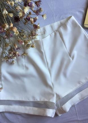 Белые летние шорты vera&lucy