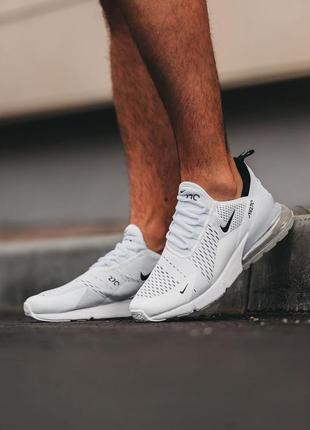 Мужские кроссовки nike air max 270 white black 41-43-45