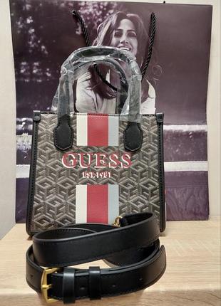 Кросбоди сумка guess silvana оригинал4 фото