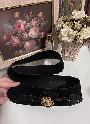 Широкий кожаный пояс/ремешок vera pelle