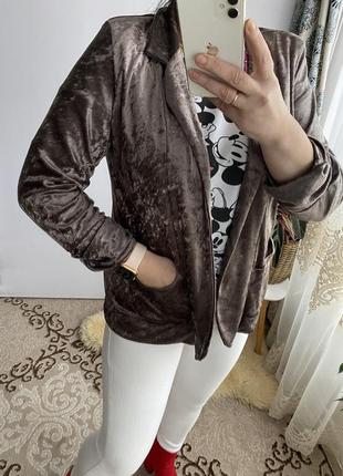 Шикарный пижачок, кардиган, велюр