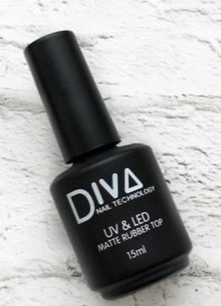 Топ матовий matte top diva 15мл