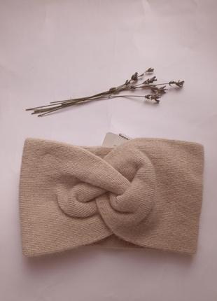 Пов'язка -чалма шерсть,акрил, ангора 20