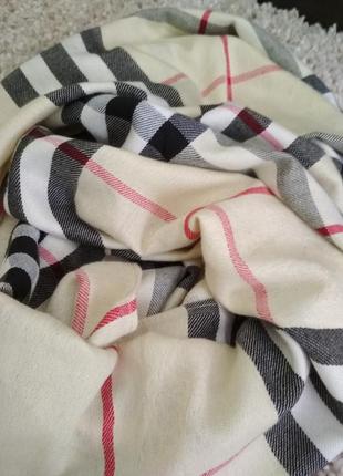 Шикарный кашемировый шарф палантин, burberry,7 фото