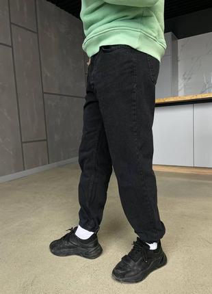 Джинсы джоггеры мужские черные турция / джинси джогери чоловічі штаны штани чорні5 фото