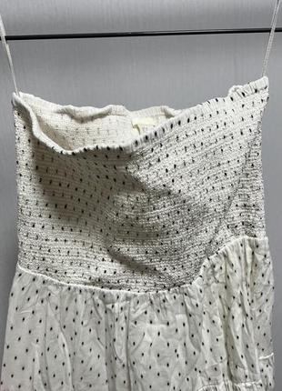 Плаття (сарафан) біле h&m 2