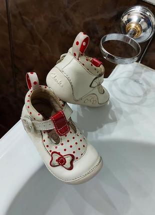 Clarks пінетки шкіра ортопед туфлі
