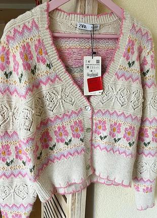 Кардиган zara абсолютно новий