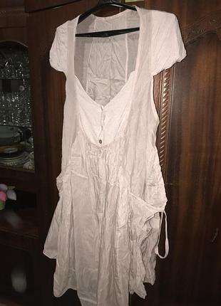 Платье шелковое, туника с франции