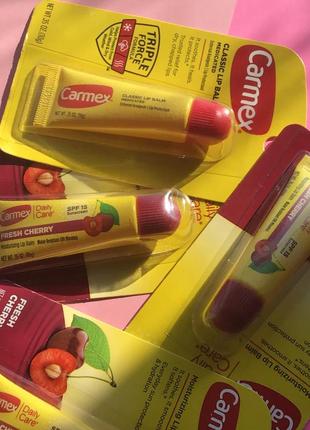 Бальзам для губ carmex  lip balm tube spf 15