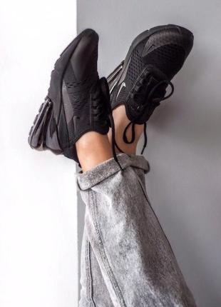 Кроссовки nike air max 270 black женские кроссовки найк аир макс 2704 фото