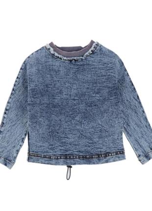 #бролито женский легкий свитшот из тонкого джинса