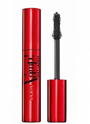 Pupa vamp! sexy lashes mascara. оригинал! тушь для ресниц. італія.1 фото