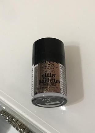 Пигмент nyx - glitter metallic 04