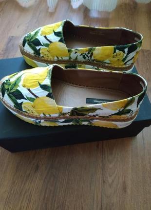 Эспадрильи слипоны dolce gabbana