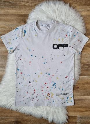 Брендовая футболка off white (s)