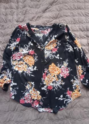 Блуза с рукавом, размер 48, помощь1 фото