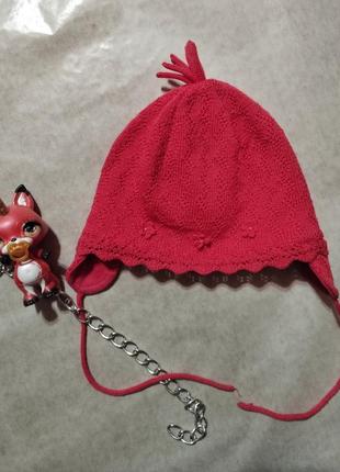Детская шапка шапочка лля девочки woolmark