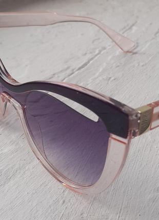 Очки солнцезащитные розовые miu miu стильные, актуальные, модные2 фото