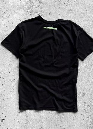 Billie eilish black center print t-shirt футболка3 фото