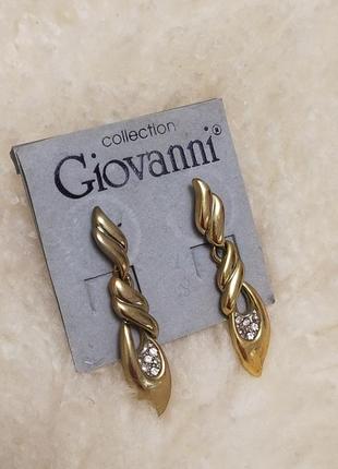 Серьги giovanni винтаж