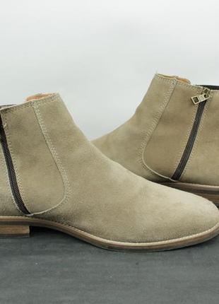 Стильні замшеві черевики челсі tommy hilfiger essential suede chelsea boot4 фото