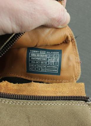 Стильные замшевые ботинки челси Tommy hilfiger essential suede chelsea boot8 фото