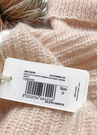 Невесомый мохеровый вязаный свитерок итальянского премиум бренда kontatto с пышным рукавчиком9 фото