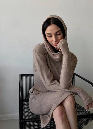 Ангоровое платье