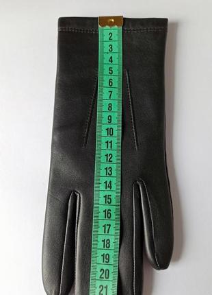 Фирменные  женские кожаные перчатки marks&spencer8 фото