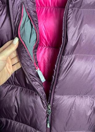Пуховик rab теплий дутий куртка тепла фіолетовий оригінал8 фото