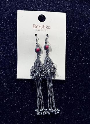 Серьги длинные bershka2 фото