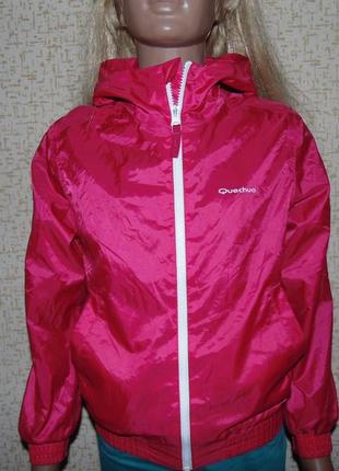9-10лет.яркая ветровка на флисе quechua.mега выбор одежды и обуви