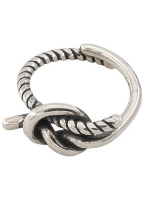 Кільце колечко кольцо перстень вузол срібне стильне  модне нове5 фото