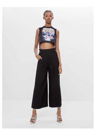 Кюлоты с разрезами bershka