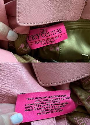 Шкіряна сумка juicy couture7 фото