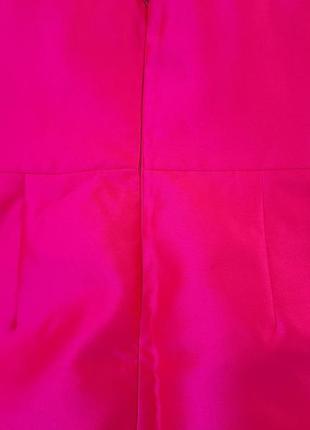 Коктейльное платье adrianna papell р. us 6 eur 38 розовое цвет в стиле барби barbie8 фото