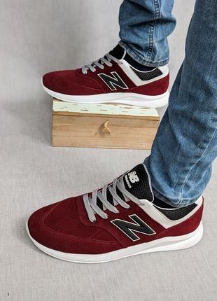 Мужские кроссовки new balance натуральная замша мужские.9 фото