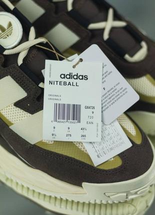 Кроссовки adidas niteball cordura brown10 фото