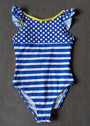 Купальник f&f слитный на девочку 6-7 лет рост 122 см