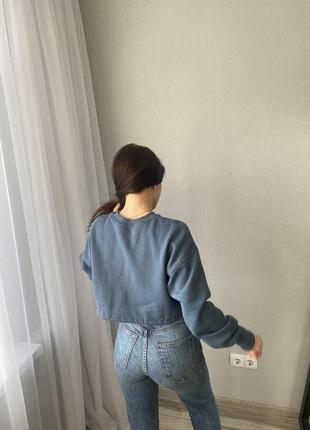 Zara свитшот на флисе кофта с затяжкой зара zara8 фото