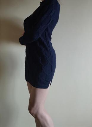 Вязаное короткое платье туника