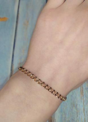Позолота 585 проби браслет с камнями позолоченный медицинское золото медзолото из медицинского золота украшения