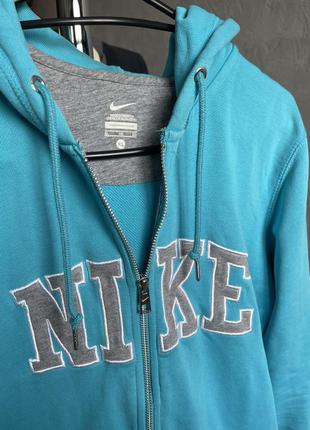 Nike винтажный зип худи найк кофта спортивная с капюшоном3 фото