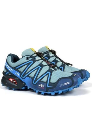 Кроссовки женский salomon speedcross 3 синий / кроссовки женские саломон синие кроссы