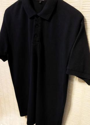 🏝️чорна чоловіча теніска поло