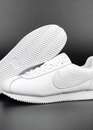 Кроссовки женские nike cortez белые / кросівки жіночі найк кортез білі кроссы3 фото